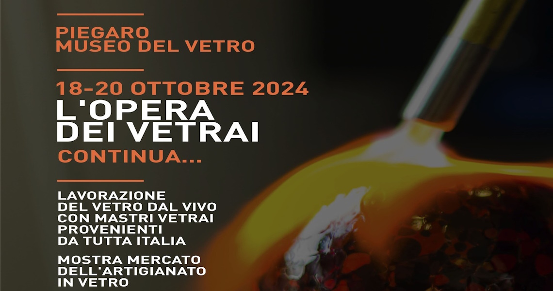 playbill l'opera dei vetrai continua 2024 - Piegaro